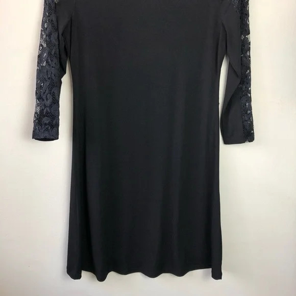 Ivanka Trump Size 2 Black 3/4 Sleeve Dress - Picture 8 of 8